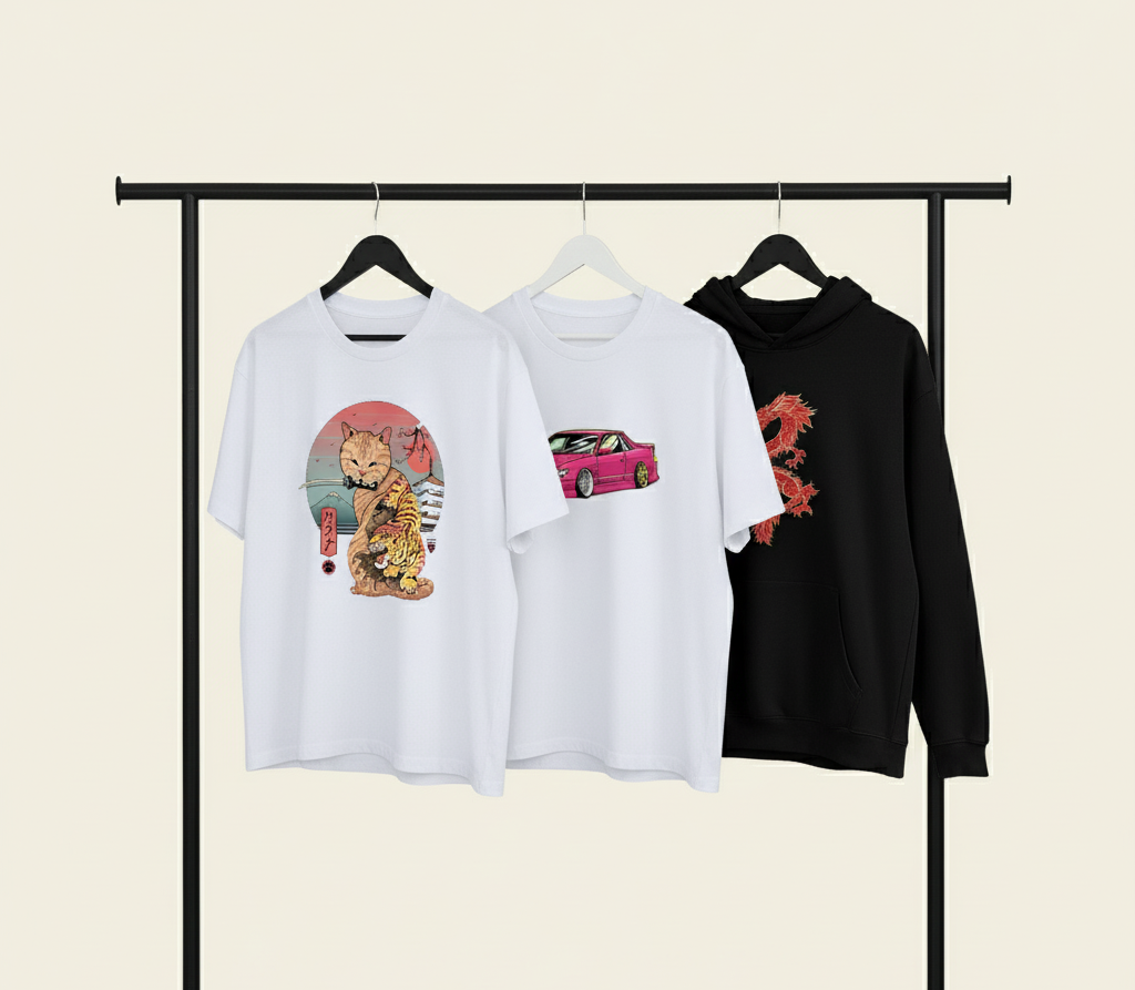 Japanese Art Style Tops