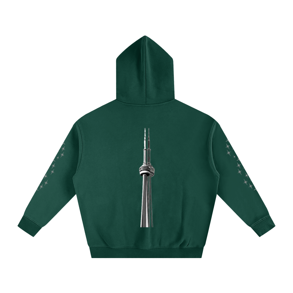 CN Tower Oversize Fleeced Hoodie