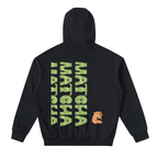Matcha Drop-Shoulder Zip Up Hoodie