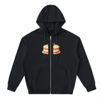 Drop-Shoulder Zip Up Hoodie FD