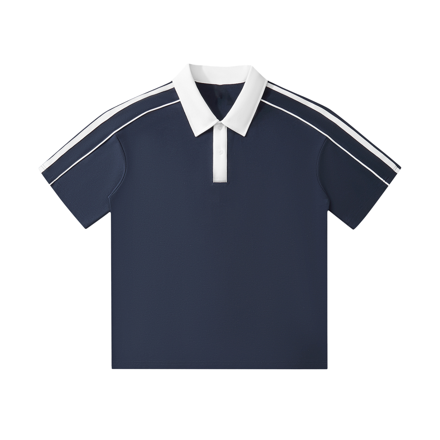 CN Tower Collar Short-Sleeve Polo Shirt