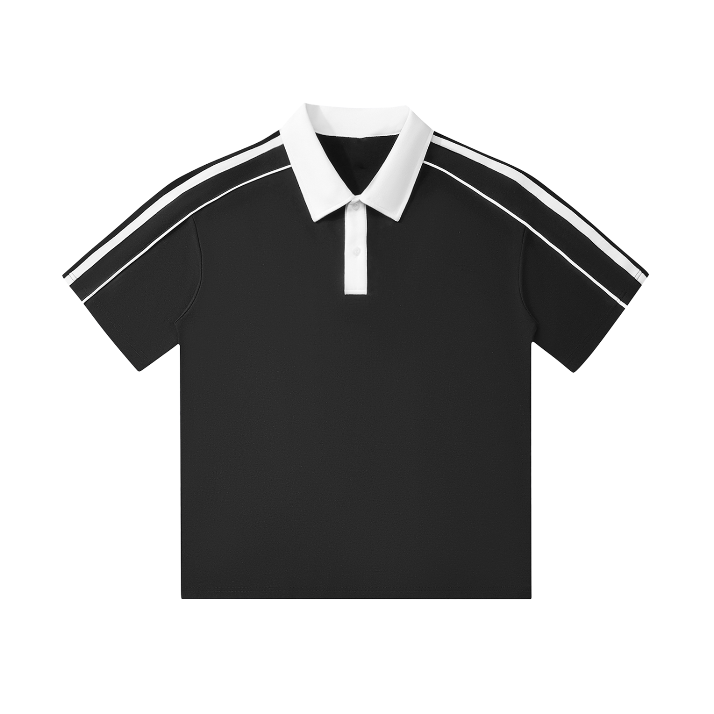 CN Tower Collar Short-Sleeve Polo Shirt