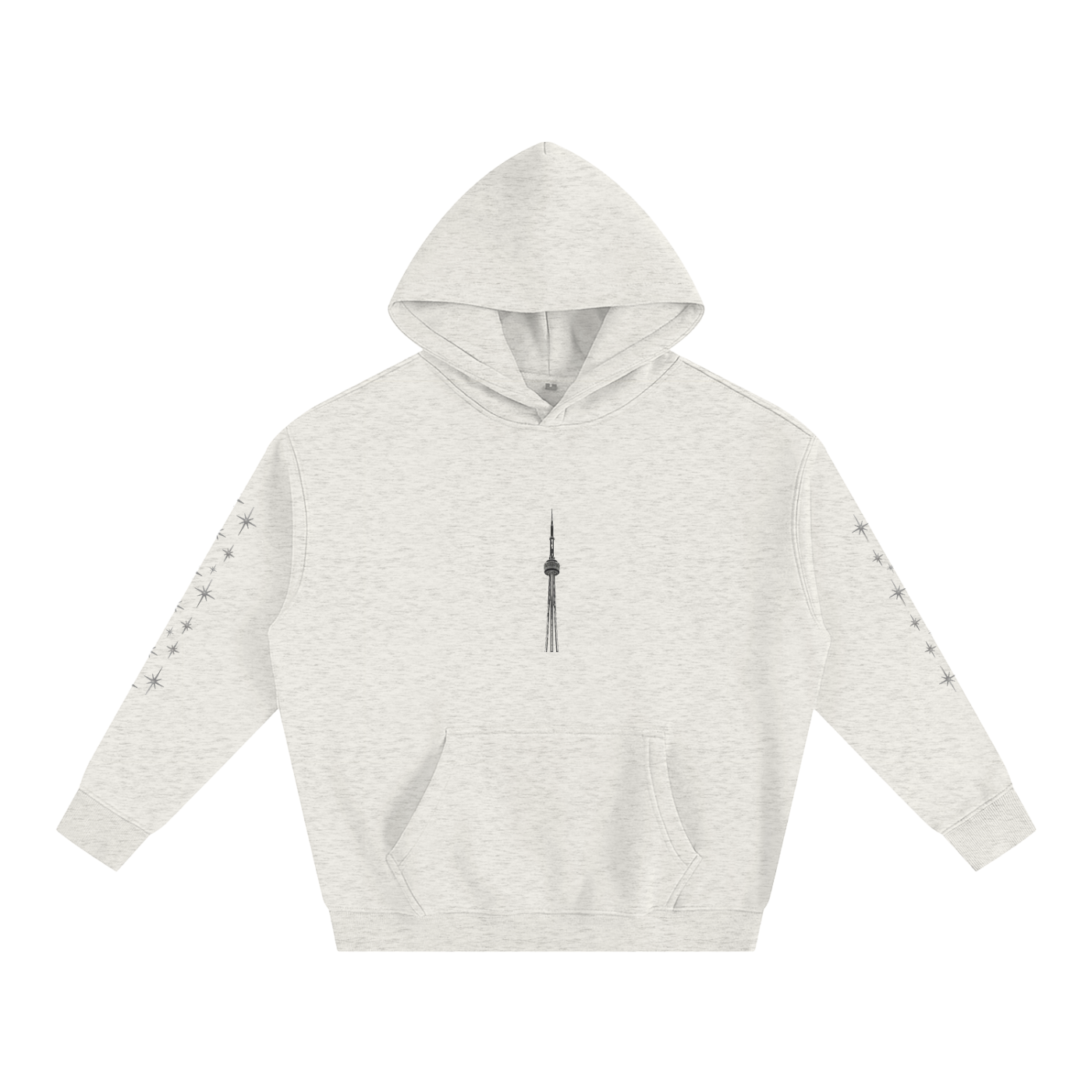 CN Tower Oversize Fleeced Hoodie