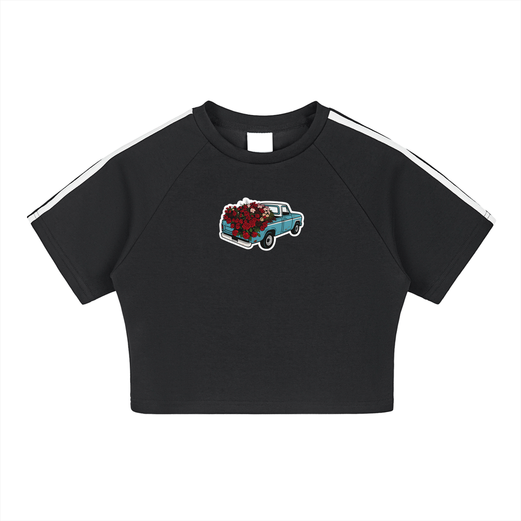 Taped Cooling Performance Crop Top