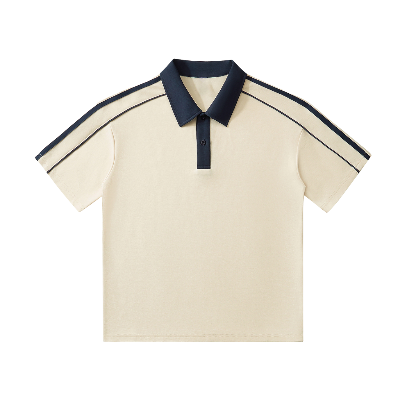 CN Tower Collar Short-Sleeve Polo Shirt