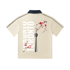 TOR Collar Short-Sleeve Polo Shirt