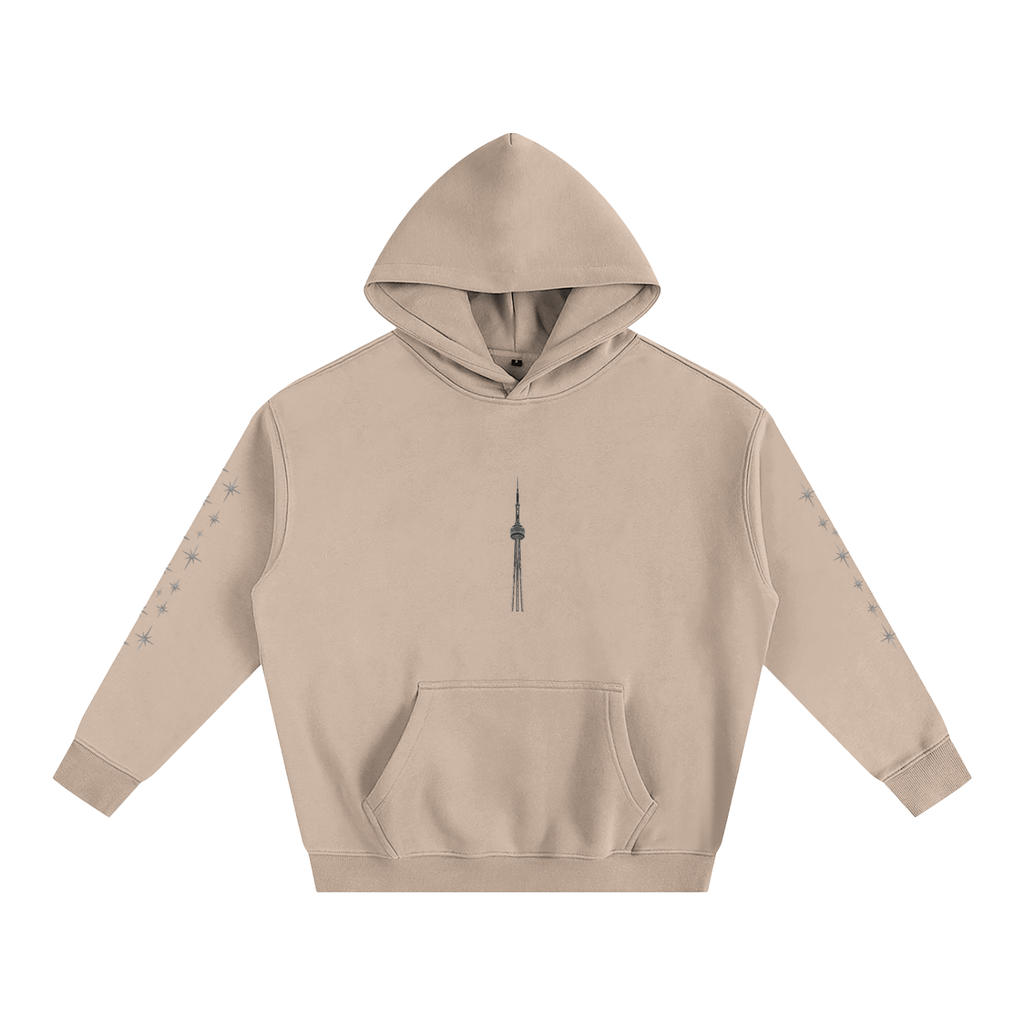 CN Tower Oversize Fleeced Hoodie