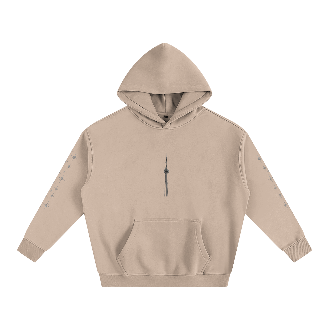 CN Tower Oversize Fleeced Hoodie