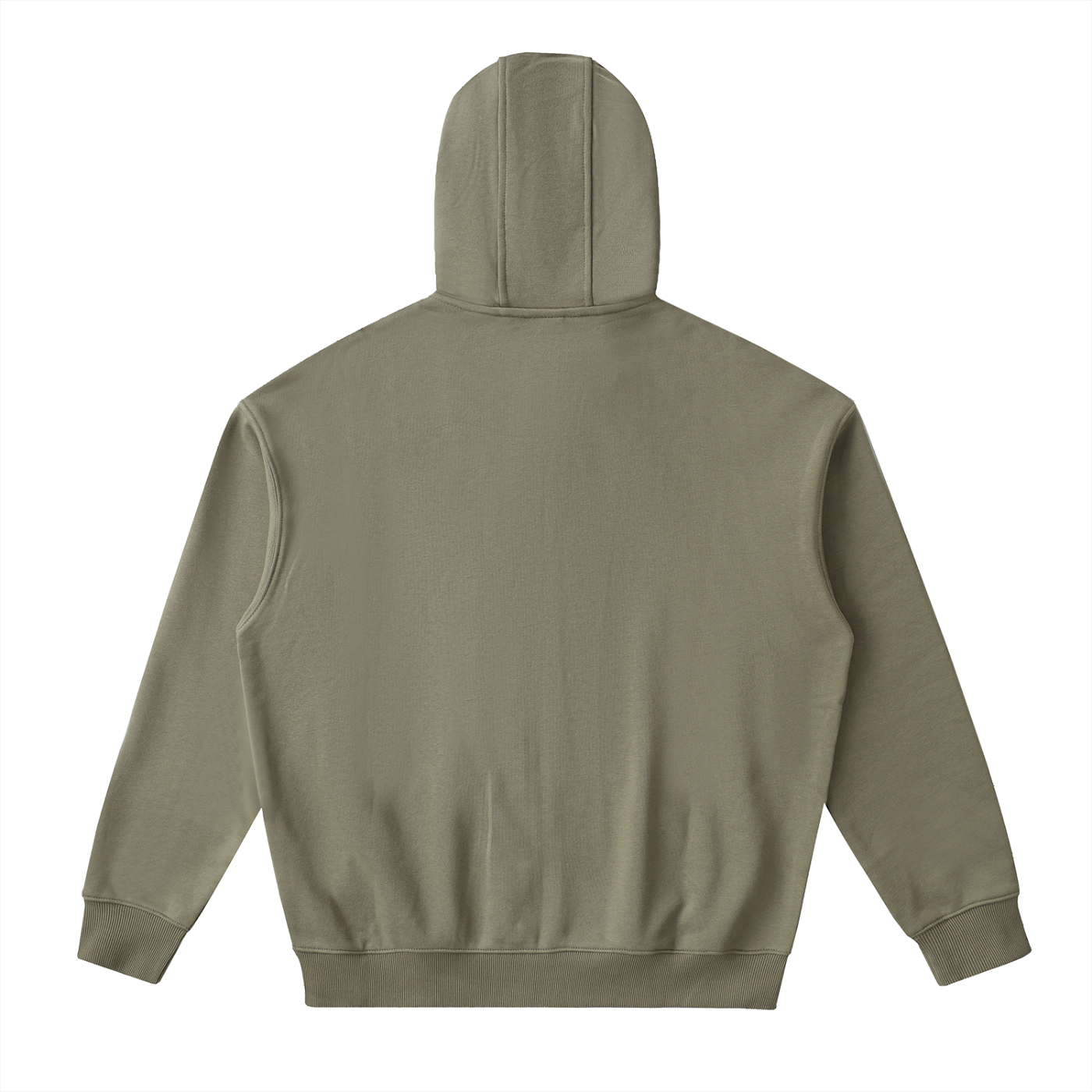 Drop-Shoulder Zip Up Hoodie FD