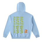 Matcha Drop-Shoulder Zip Up Hoodie