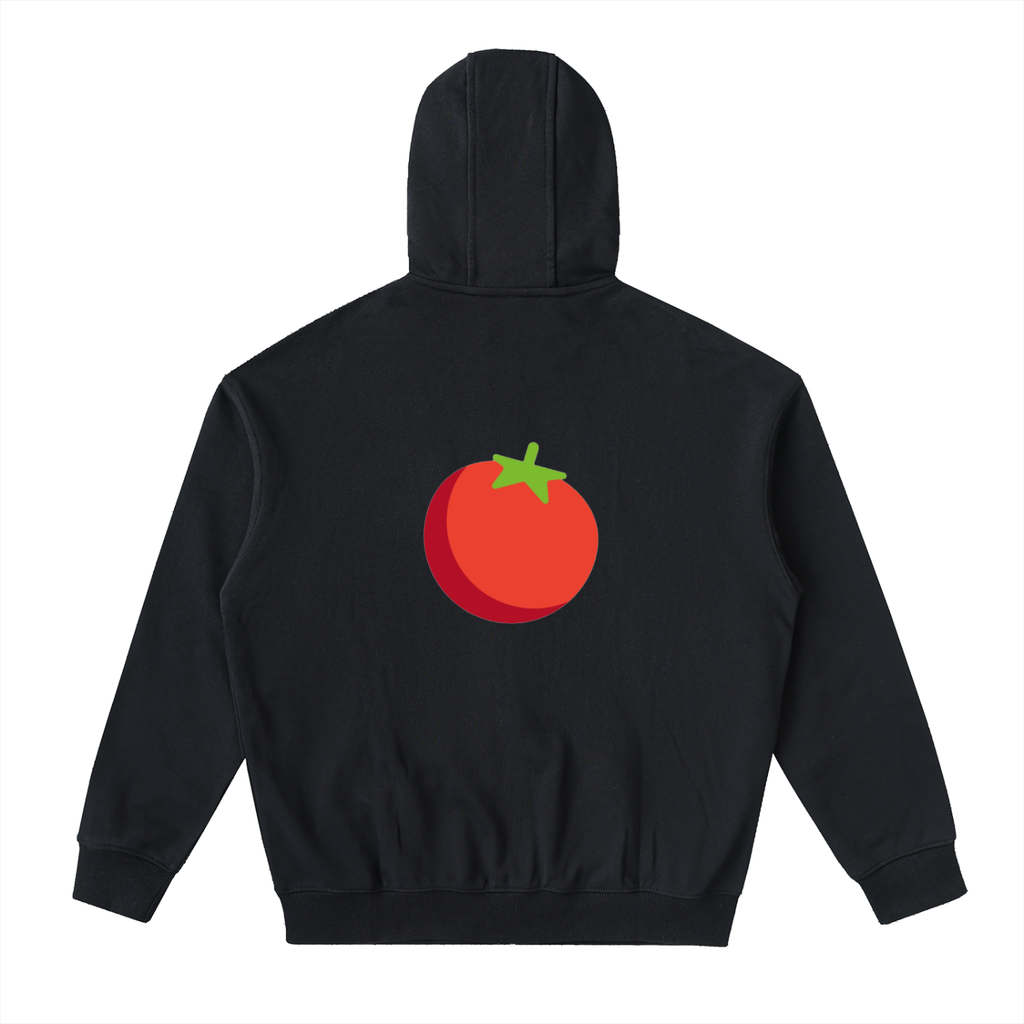 Drop-Shoulder Zip Up Hoodie