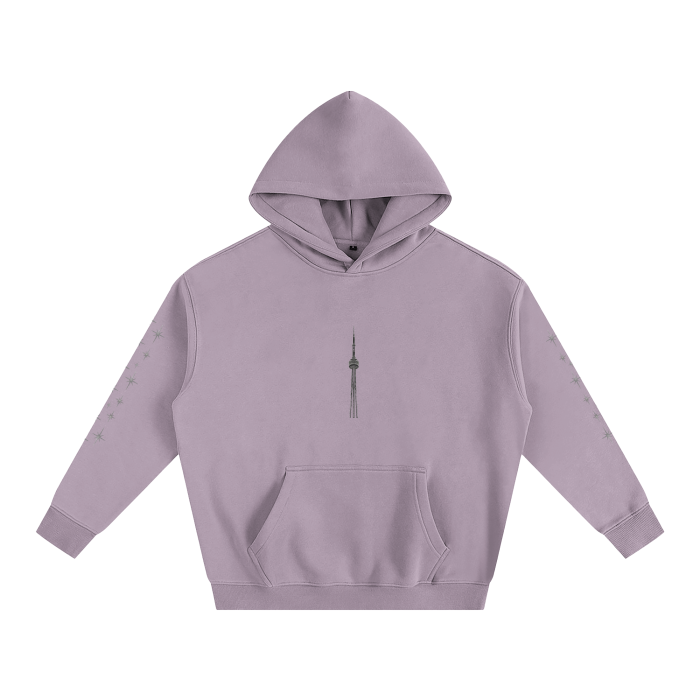CN Tower Oversize Fleeced Hoodie