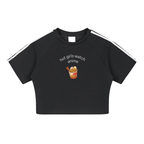 Taped Cooling Performance Crop Top