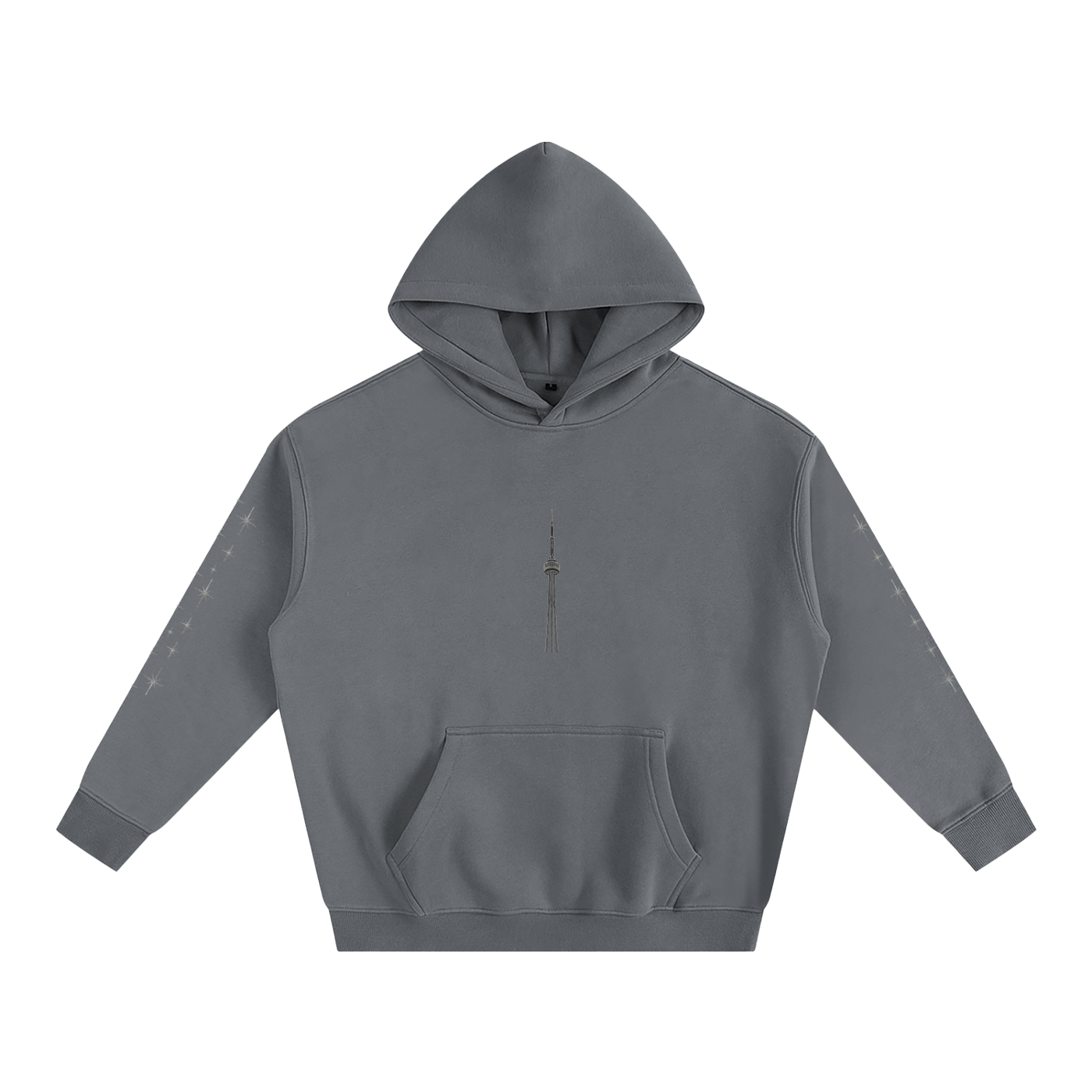 CN Tower Oversize Fleeced Hoodie