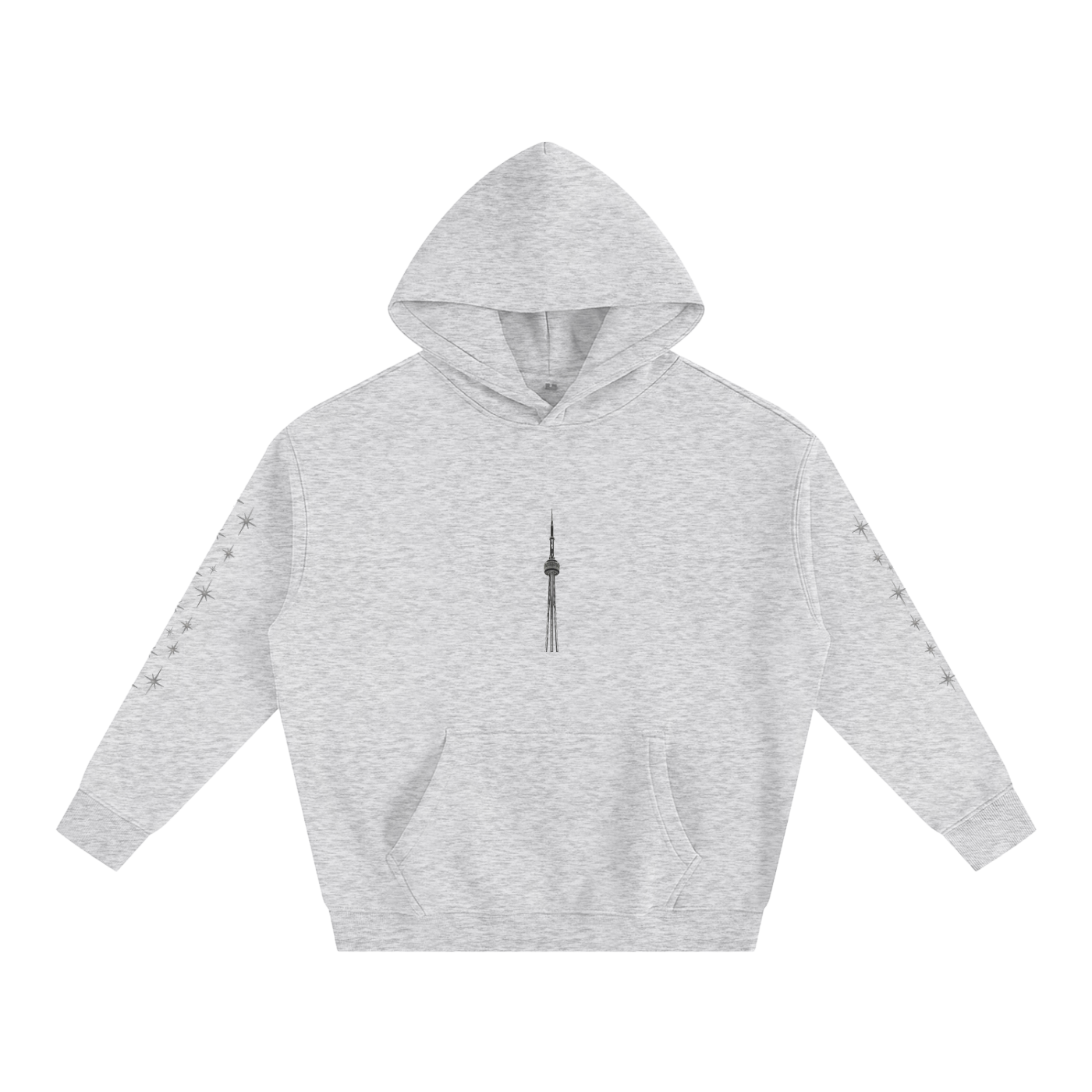 CN Tower Oversize Fleeced Hoodie