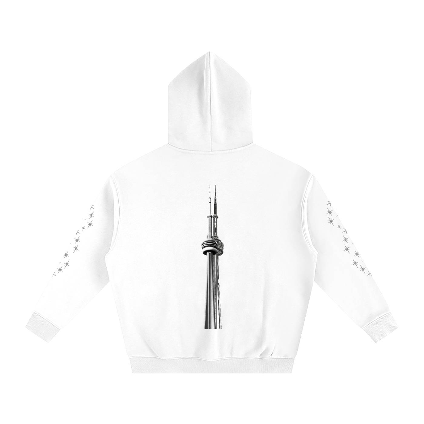 CN Tower Oversize Fleeced Hoodie
