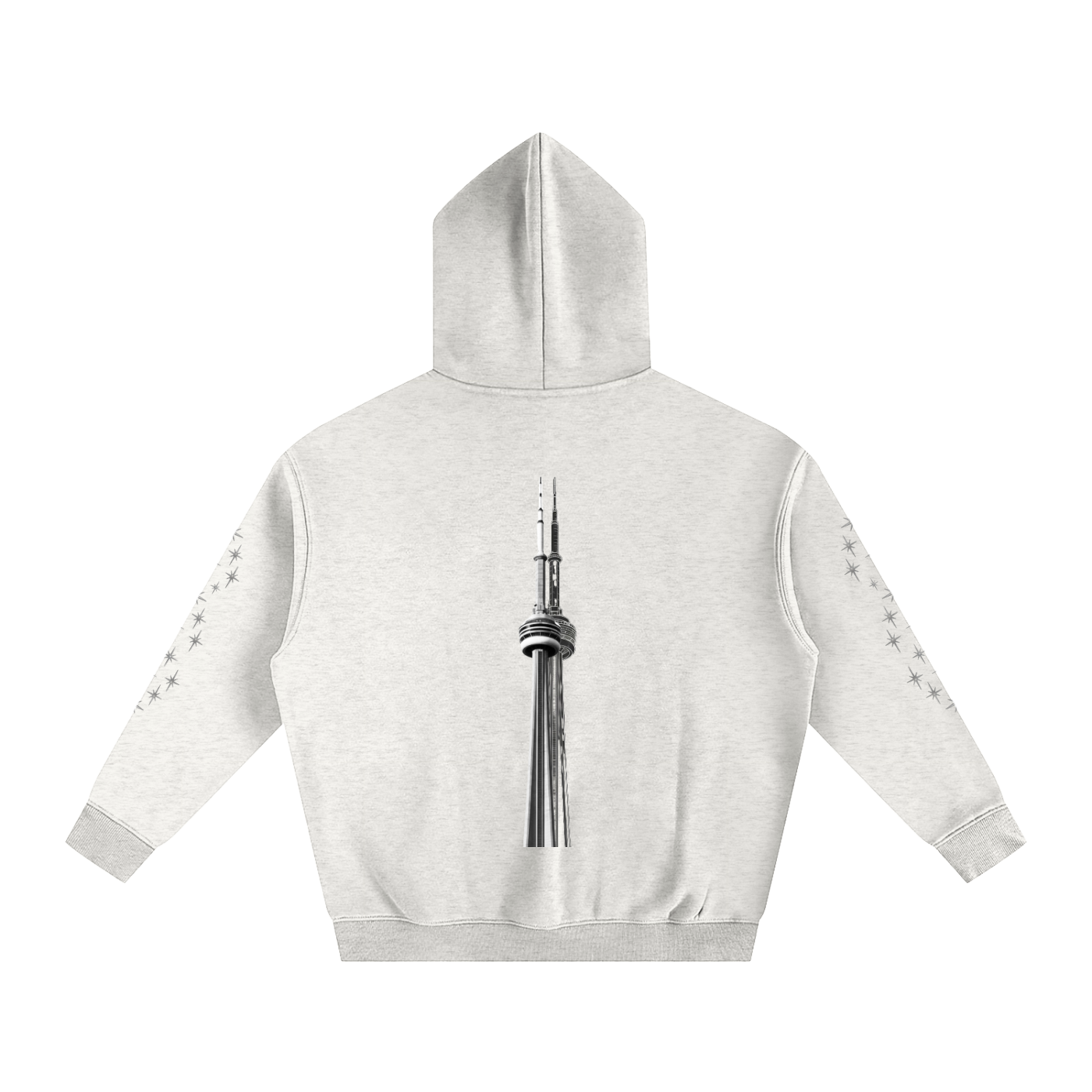CN Tower Oversize Fleeced Hoodie