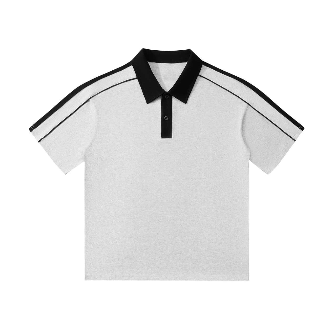 CN Tower Collar Short-Sleeve Polo Shirt