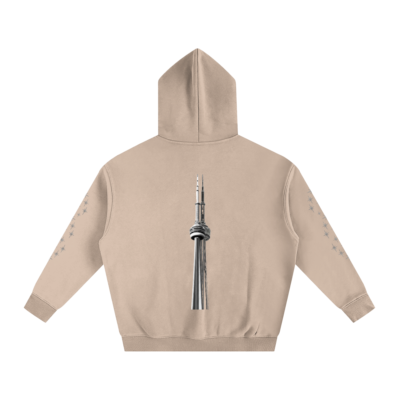 CN Tower Oversize Fleeced Hoodie