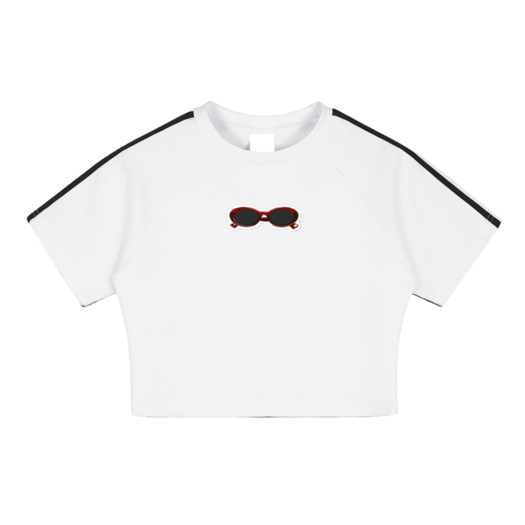 Taped Cooling Performance Crop Top
