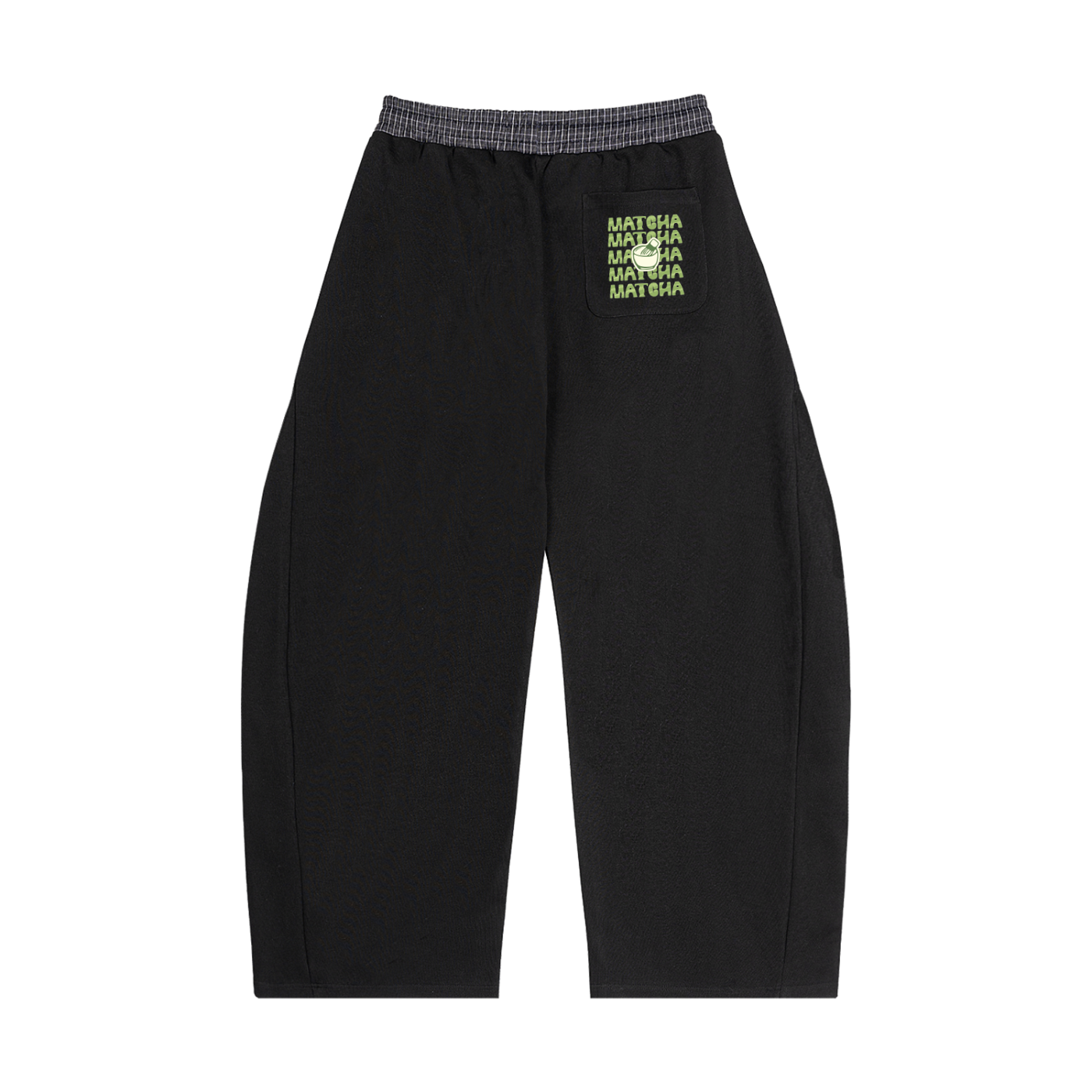 Matcha Waistband Barrel Sweatpants