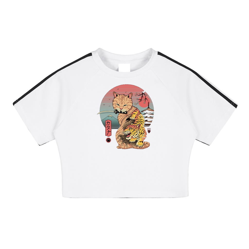 Taped Cooling Performance Crop Top