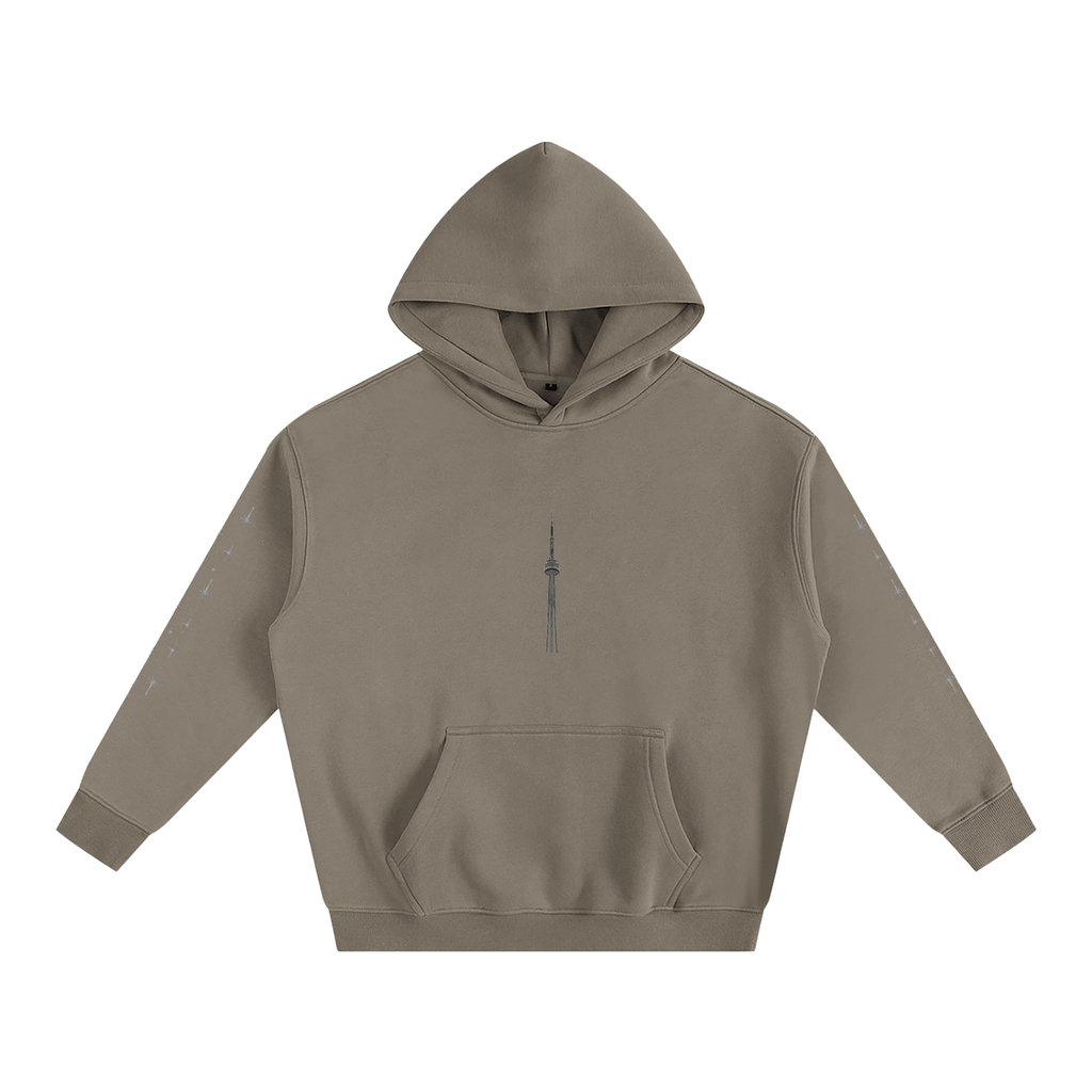 CN Tower Oversize Fleeced Hoodie
