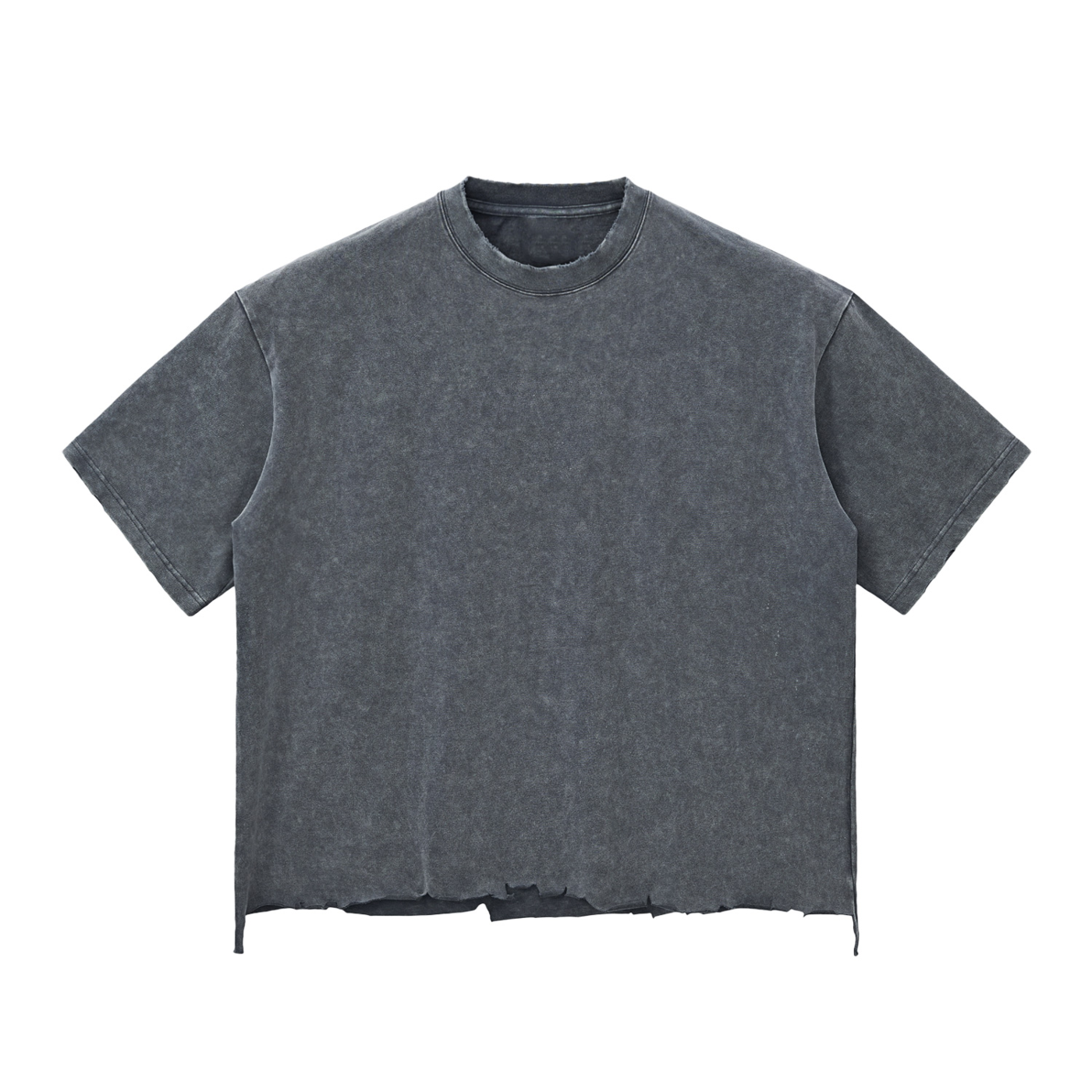 CN Tower Snow Wash Raw-Hem Boxy T-shirt