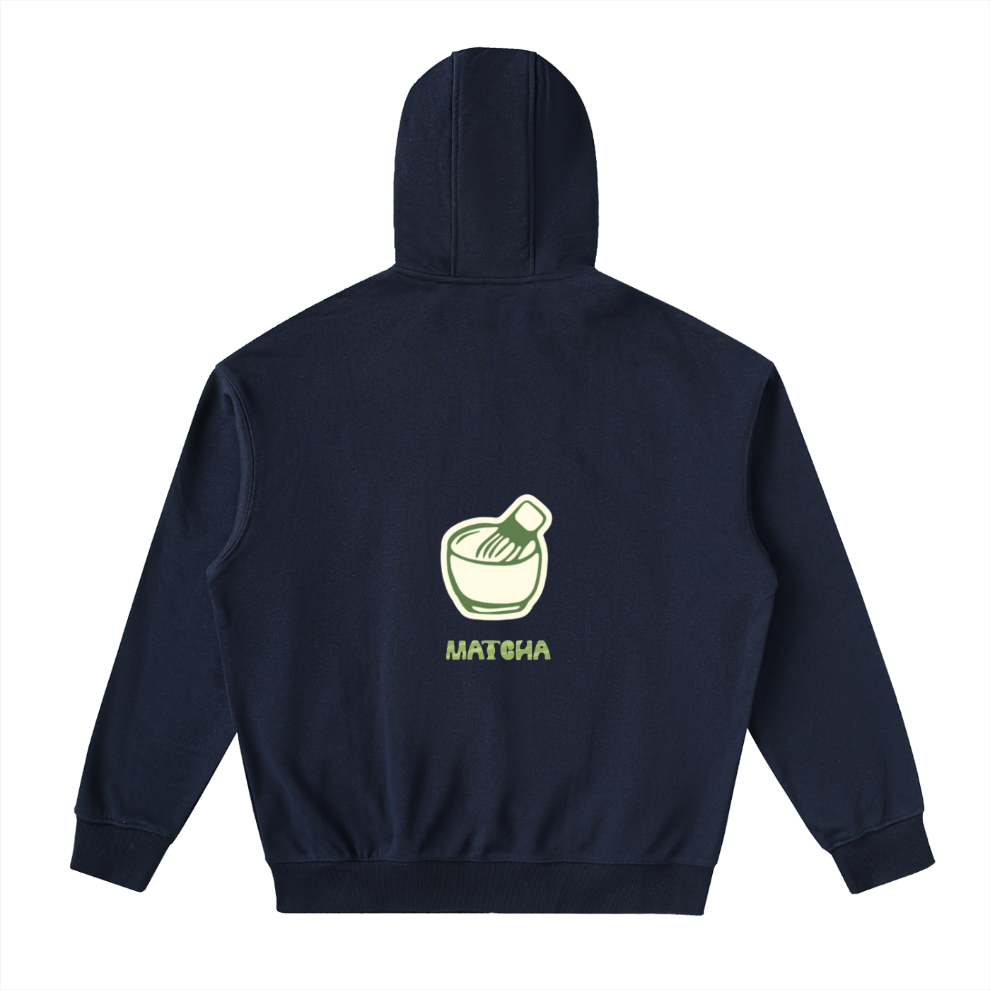 Matcha Drop-Shoulder Zip Up Hoodie