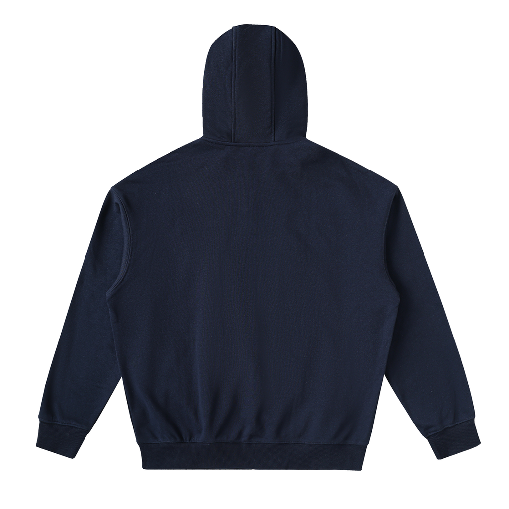 Drop-Shoulder Zip Up Hoodie FD