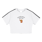 Taped Cooling Performance Crop Top
