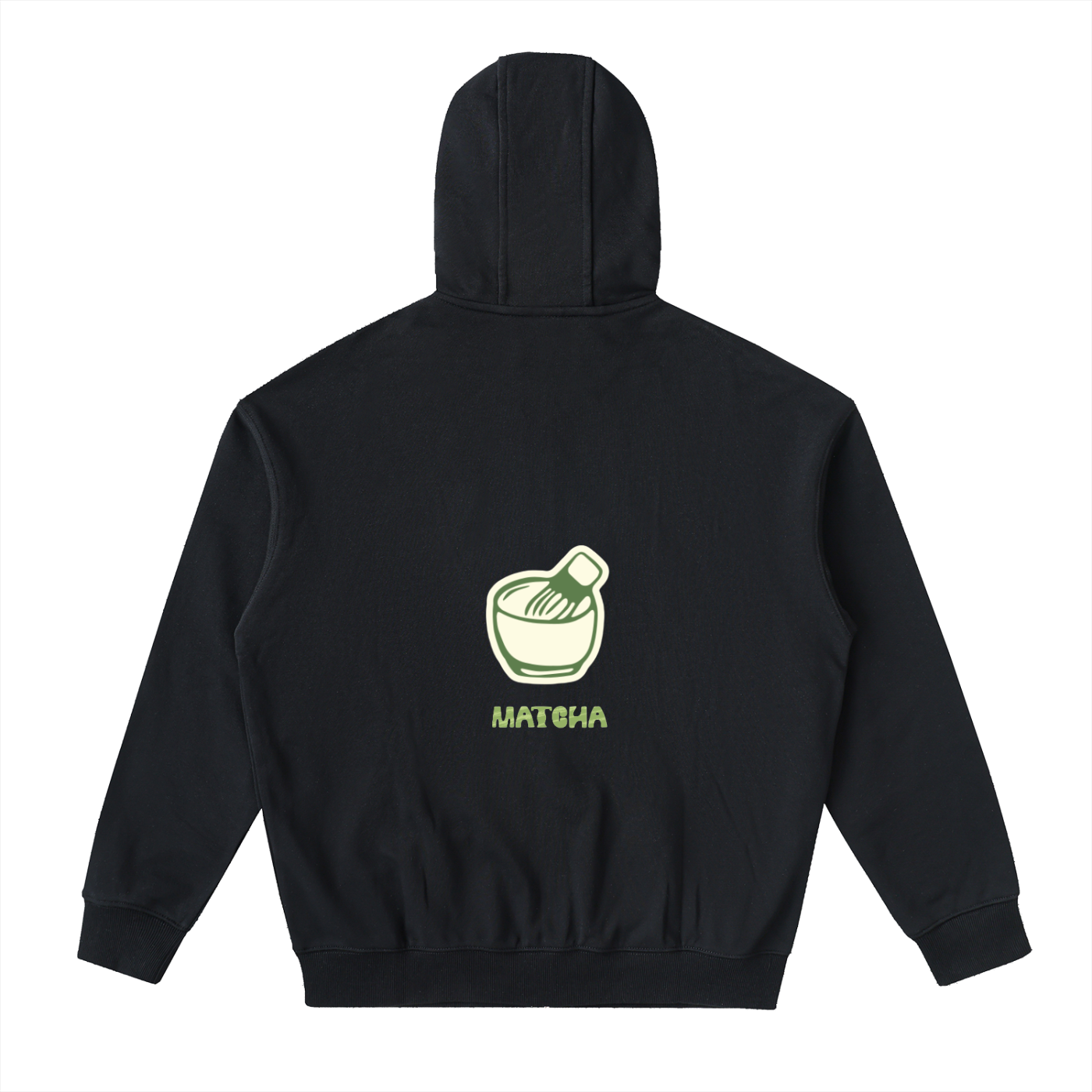 Matcha Drop-Shoulder Zip Up Hoodie
