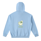 Matcha Drop-Shoulder Zip Up Hoodie