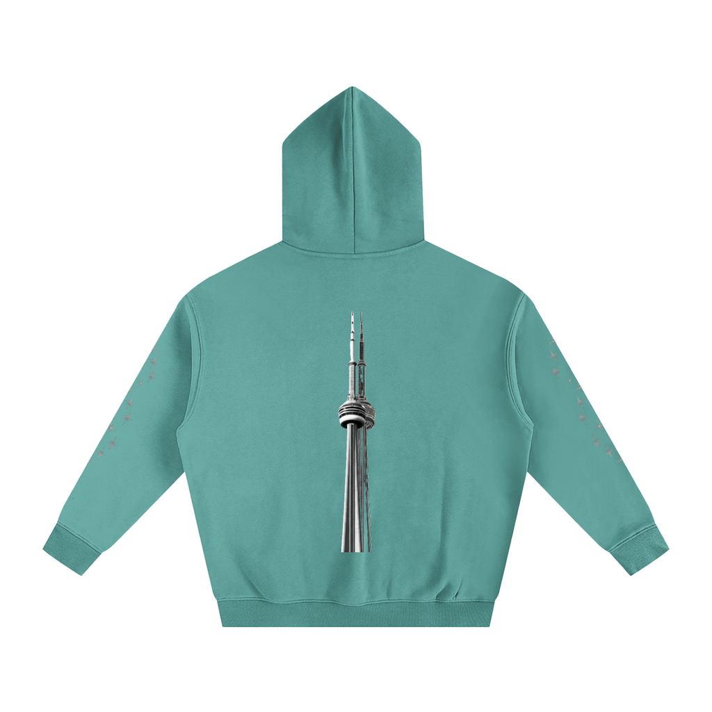CN Tower Oversize Fleeced Hoodie