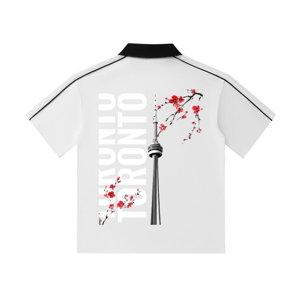 TOR Collar Short-Sleeve Polo Shirt