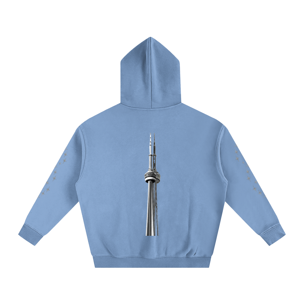 CN Tower Oversize Fleeced Hoodie