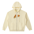 Drop-Shoulder Zip Up Hoodie FD