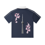 CN Tower Collar Short-Sleeve Polo Shirt