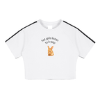 Taped Cooling Performance Crop Top