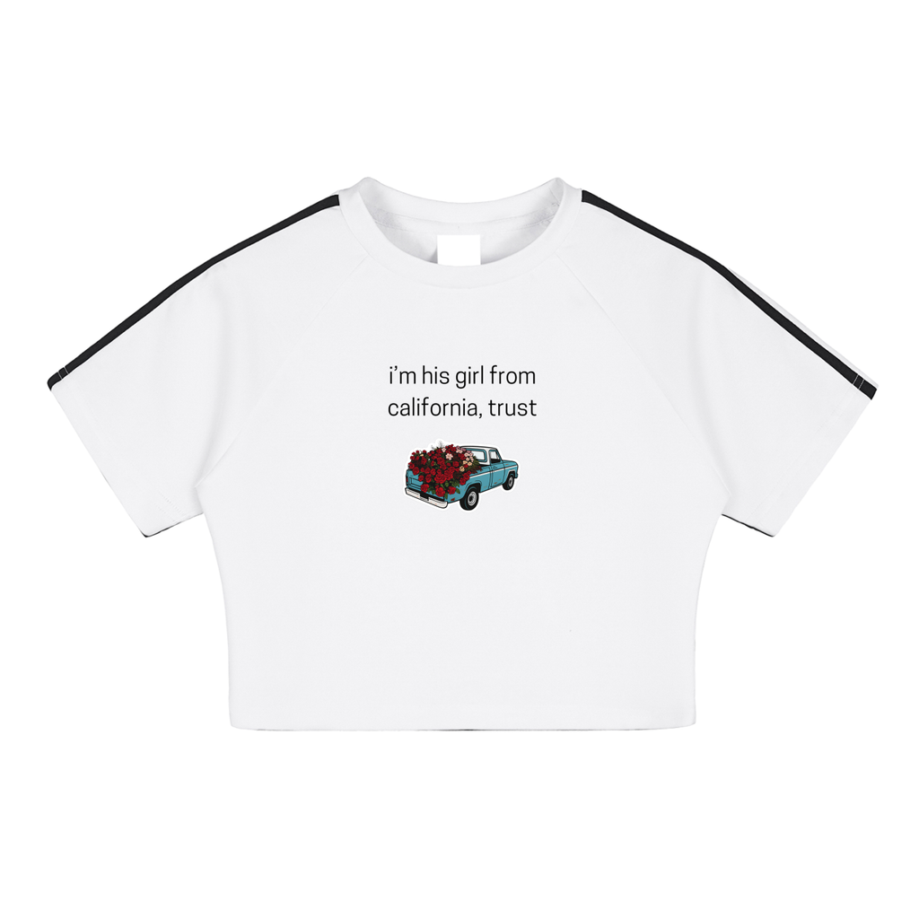 Taped Cooling Performance Crop Top