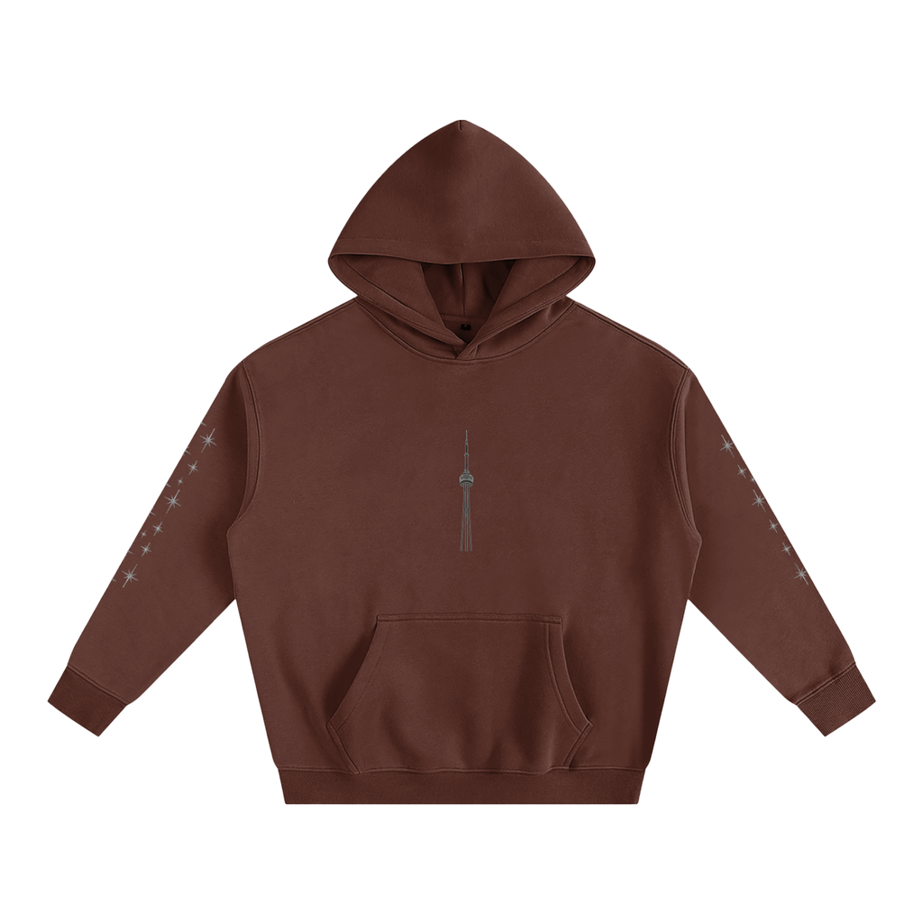 CN Tower Oversize Fleeced Hoodie