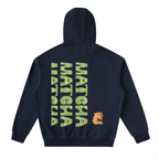 Matcha Drop-Shoulder Zip Up Hoodie