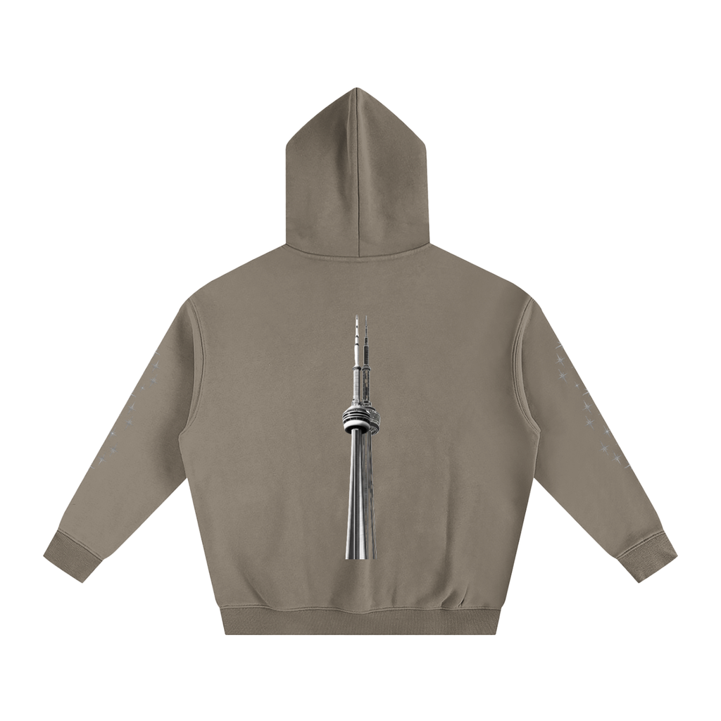 CN Tower Oversize Fleeced Hoodie