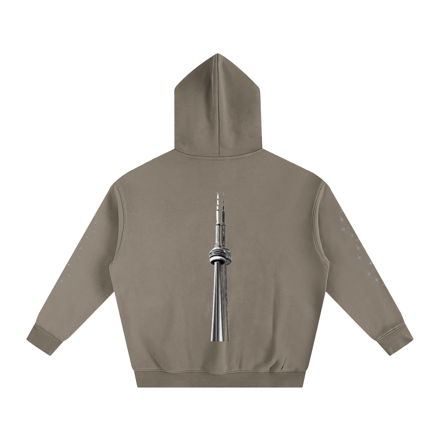 CN Tower Oversize Fleeced Hoodie