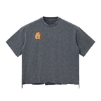 Matcha Snow Wash Raw-Hem Boxy T-shirt