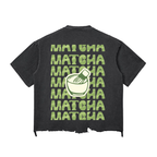 Matcha Snow Wash Raw-Hem Boxy T-shirt