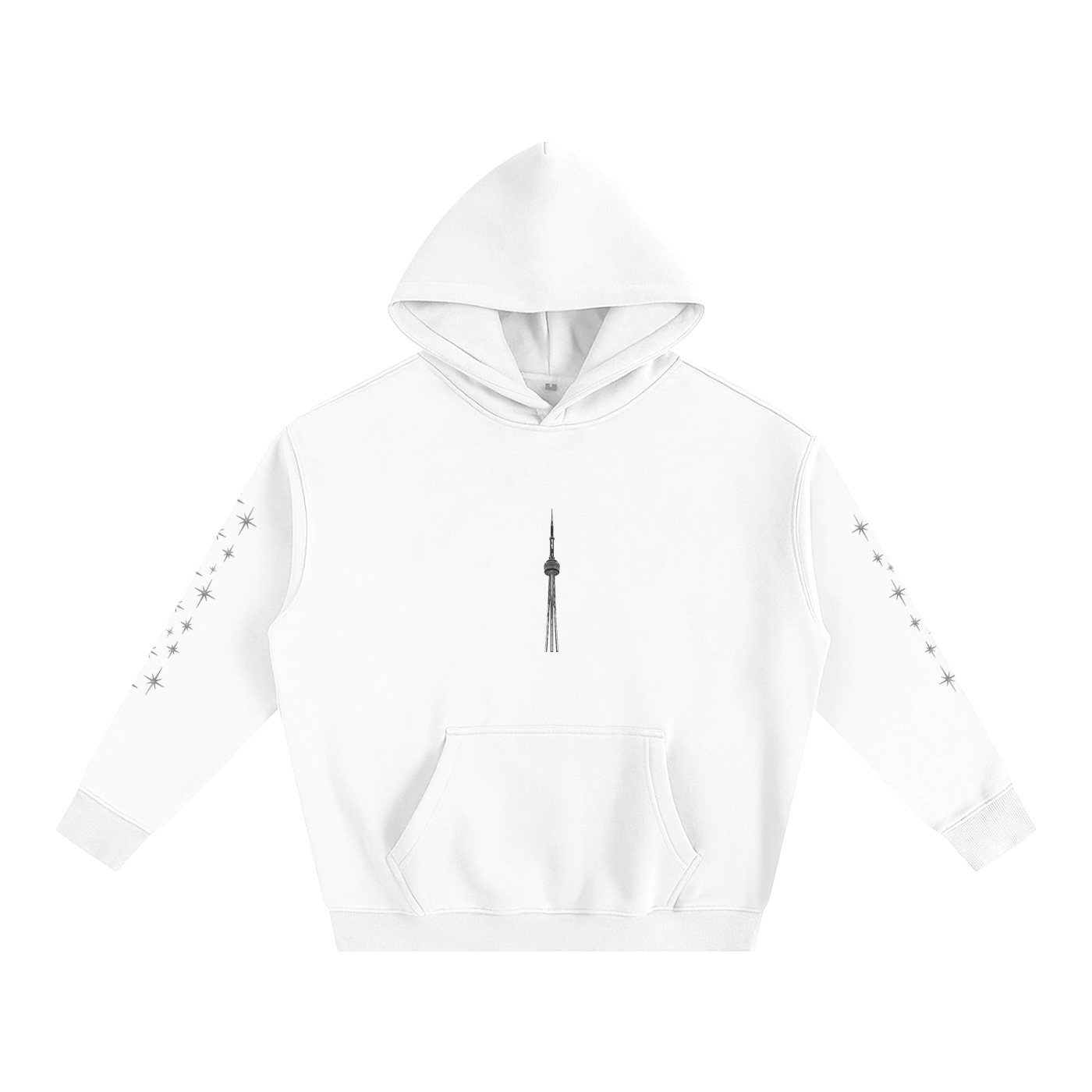 CN Tower Oversize Fleeced Hoodie