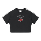 Taped Cooling Performance Crop Top