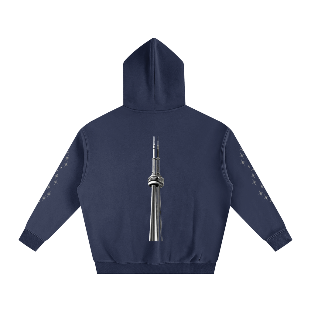 CN Tower Oversize Fleeced Hoodie