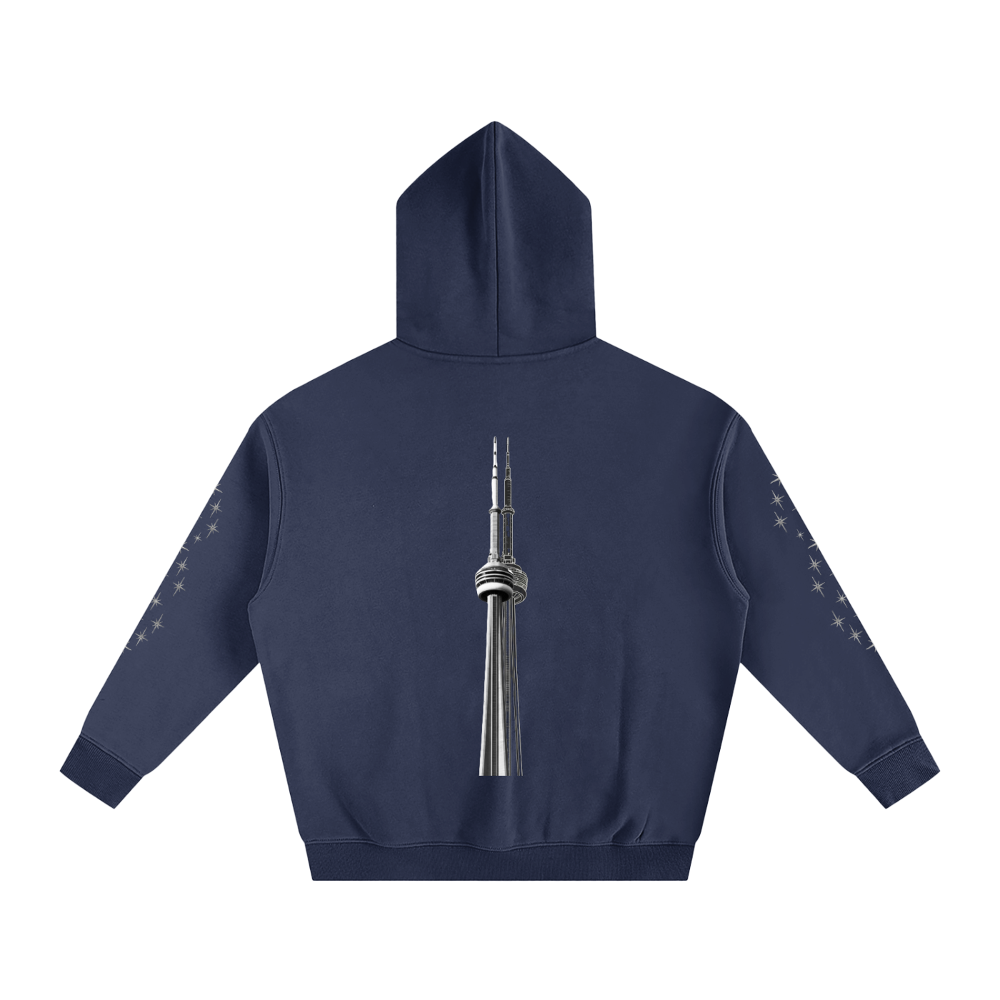 CN Tower Oversize Fleeced Hoodie